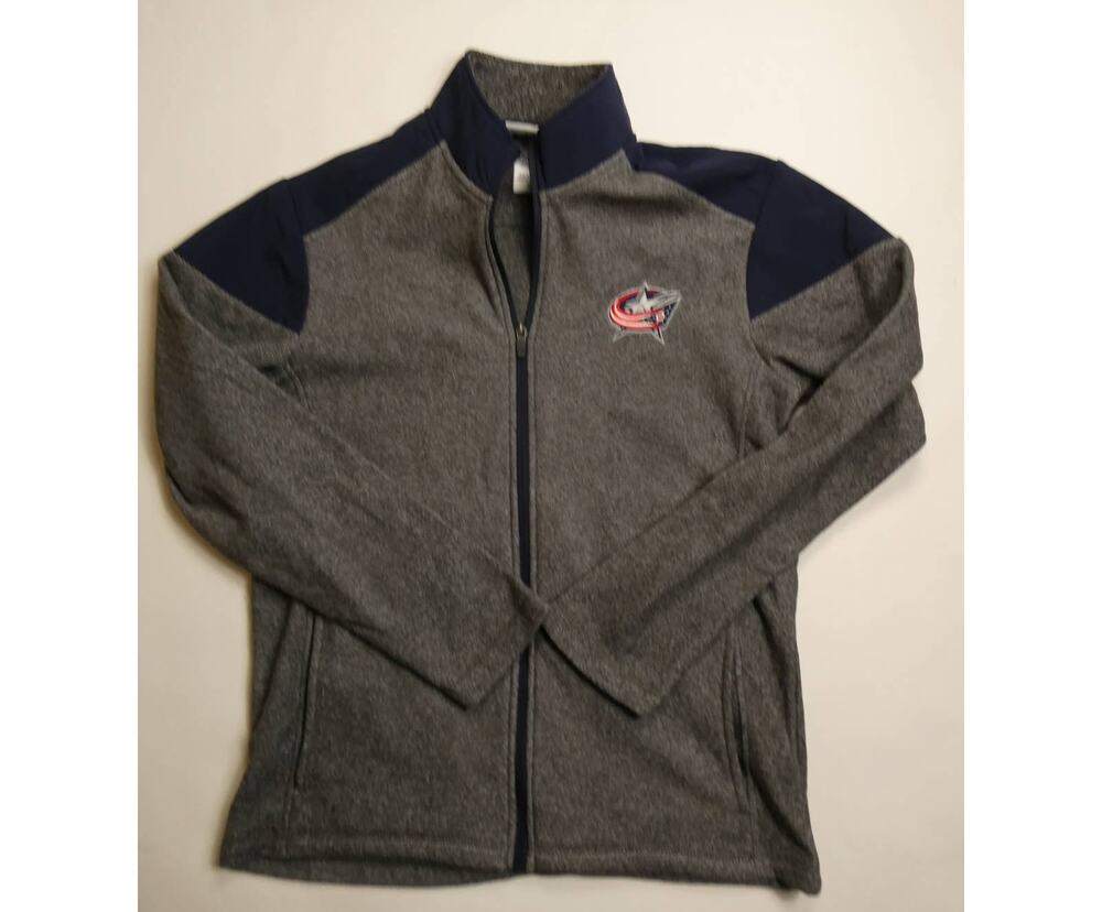 Columbus Blue Jackets full zip fleece jacket, NEW, small